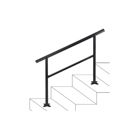 BARRA PLANA P/PASAMANOS PM-041,  9 MM X 15 MM 2 M