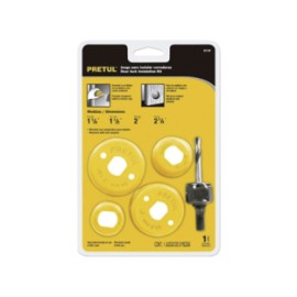 JUEGO PRETUL P/INSTALAR CERRADURAS 5 PIEZAS (KIT-5P) (23550)
