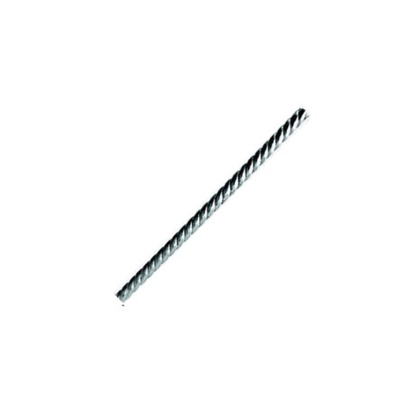 TUBO DECORADO TRENZADO CUADRADO C-18 1-1/4" (6 M)