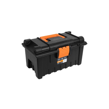 CAJA PARA HERRAMIENTA TRUPER, AMPLIA DE 16", COLOR NARANJA (CHA-16N)