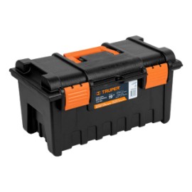CAJA PARA HERRAMIENTA TRUPER, AMPLIA DE 19", COLOR NARANJA (CHA-19N)