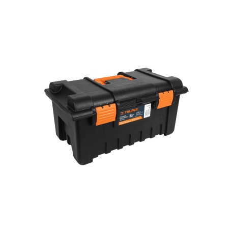 CAJA PARA HERRAMIENTA TRUPER, AMPLIA DE 22", COLOR NARANJA (CHA-22N)