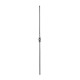 BARRA DECORADA FORJA ITALIANA CUAD. 1/2" C/CUELLO FORJADO 1 M (105/2/C)