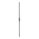 BARRA DECORADA FORJA ITALIANA CUAD. 1/2" C/CUELLO FORJADO 1 M (1185/1)