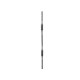 BARRA DECORADA FORJA ITALIANA LISO CUAD. 1/2" X 1M (1746/1)