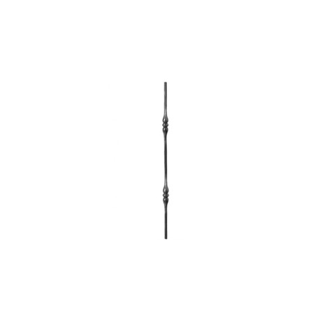 BARRA DECORADA FORJA ITALIANA LISO CUAD. 1/2" X 1M (1746/1)