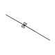 BARRA DECORADA RED. 1/2" C/1 PAR DE CARACOLES (P-1440R-48")