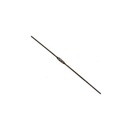 BARRA DECORADA RED. 1/2" C/CANASTA (P-1560R-48")
