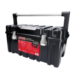 CAJA PORTAHERRAMIENTAS URREA PLASTICA 21" CON BROCHES METALICOS Y CHAROLA (CPU20A)