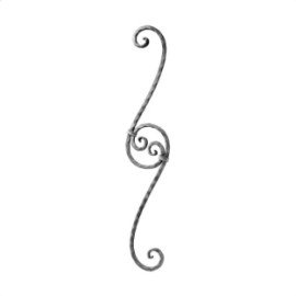 BARROTE FORJA ITALIANA CUADRADO 1/2" ALTO 85 CM  103/2