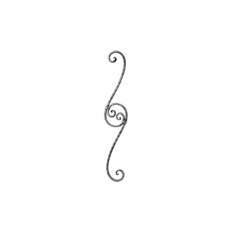 BARROTE FORJA ITALIANA CUADRADO 1/2" ALTO 85 CM  103/2