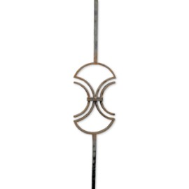 BARROTE FORJA ITALIANA CUADRADO 9/16" ALTO 1 M  GD187/1