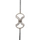 BARROTE FORJA ITALIANA CUADRADO 9/16" ALTO 1 M  GD187/1