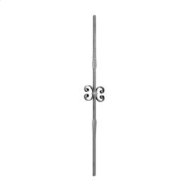 BARROTE FORJADO ORNAMENTAL FORJA ITALIANA 12 MM LARGO 1M (1702/7)