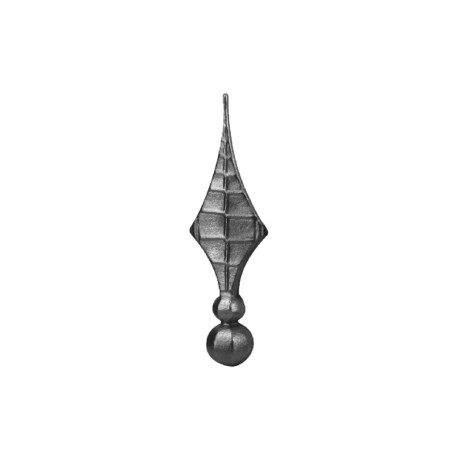 FLECHA ORNAMENTAL FORJA ITALIANA PUNTA DE LANZA ESTAMPADA 3.5CM (1855/9)