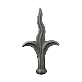 PUNTA DE LANZA ESPANA ORNAMENTAL FORJA ITALIANA (126/B/4)