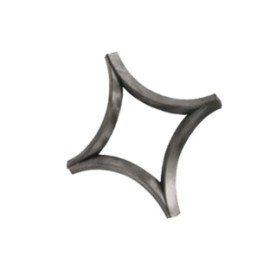 ADORNO FORJA ITALIANA CUADRADO 1.4 CM X 19 CM (1665/8)