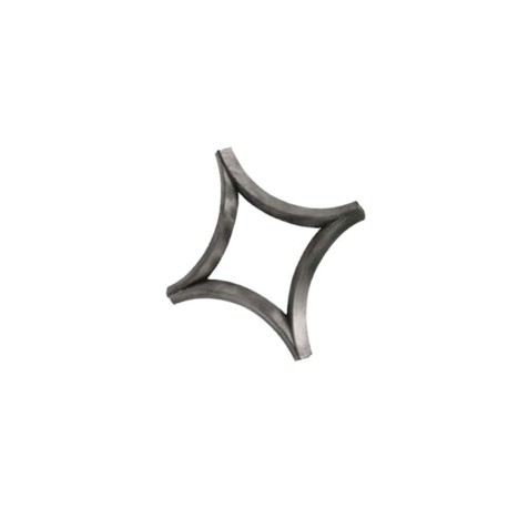 ADORNO FORJA ITALIANA CUADRADO 1.4 CM X 19 CM (1665/8)