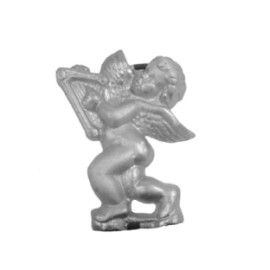 FIGURA DE ALUMINIO ANGEL DE ARPA CHICO
