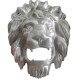 FIGURA DE ALUMINIO CARA DE LEON GRANDE