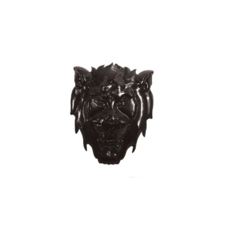 FIGURA LAMINADA LOBO, ACABADO LATONADO