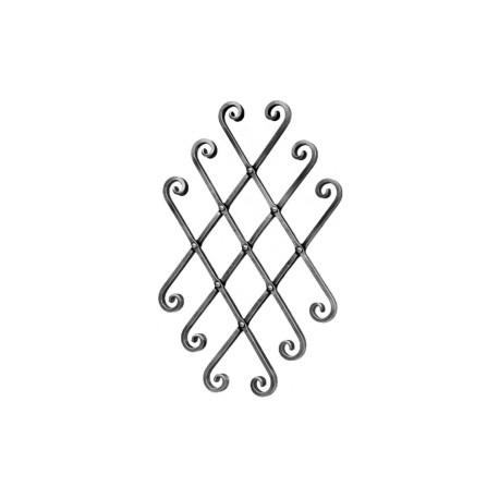 PANTALLA ORNAMENTAL FORJA ITALIANA EXTENDIBLE 49 CM X 44 CM (1658/2)
