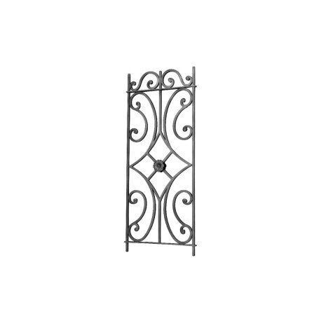 PANTALLA ORNAMENTAL FORJA ITALIANA RIZO 1.2 X 43CM X 1M (GD61/1)